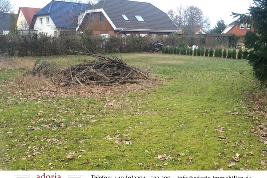 Erschlossenes Baugrundstück im schönen Bärenklau nahe Berlin