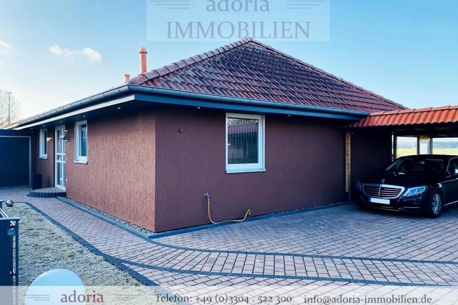 Bungalow mit gehobener Ausstattung und Feldblick - geringer Energieverbrauch